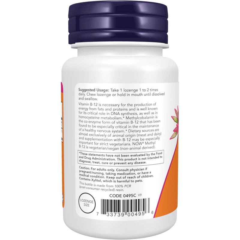 Methyl B-12 Now 1.000mcg 100tab Methyl B-12 Now 1.000mcg 100tab