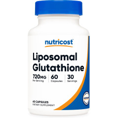 Glutatión Liposomal Nutricost 720mg 60cap