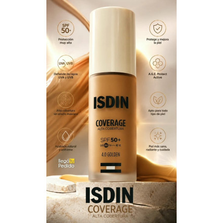 Isdin Protector Coverage SPF 50+ 4.0 Golden