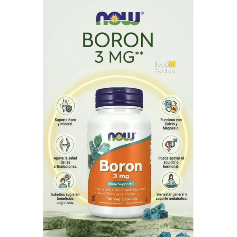 Boron Now 3mg 100cap