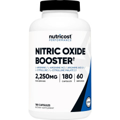 Óxido Nítrico Nutricost 2.250mg 180cap
