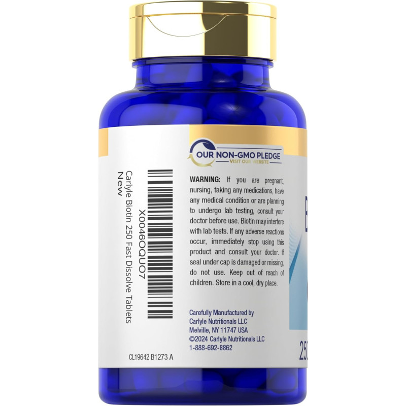 Biotin Carlyle 5.000mcg 250tab