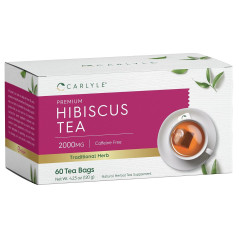 Té de Flor de Jamaica Carlyle 1.500mg 60 bolsitas