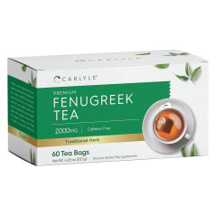 Té de Fenogreco Carlyle 2.000mg, 60 bolsitas