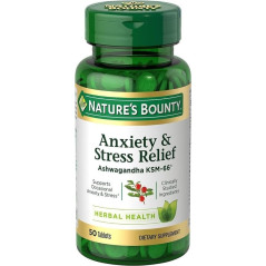 Natures Bounty Anxiety & Stress Relief 50tab