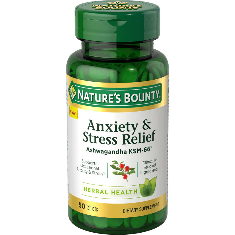 Alivio Ansiedad y Estrés Nature's Bounty 50tab Alivio Ansiedad y Estrés Nature's Bounty 50tab