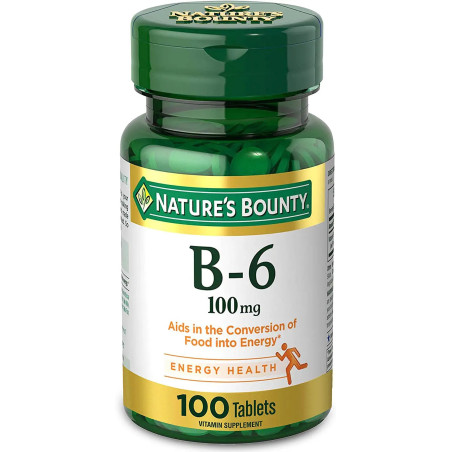 Vitamina B-6 Nature's Bounty 100mg