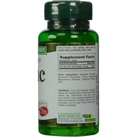 Zinc 50 mg Nature´s Bounty