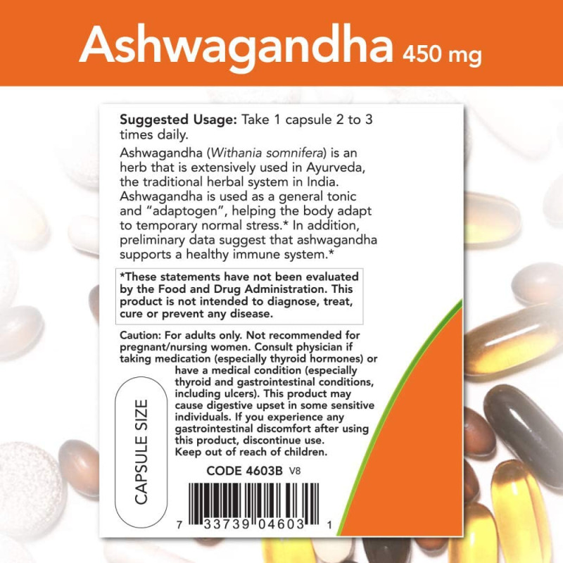 Ashwagandha Now 450mg Ashwagandha Now 450mg