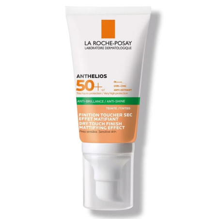 Anthelios Anti Brillo Toque seco FPS 50+ Con Color La Roche-Posay