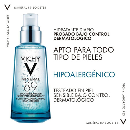 Vichy Fortalecedor Cutáneo Mineral 89 con Ácido Hialurónico