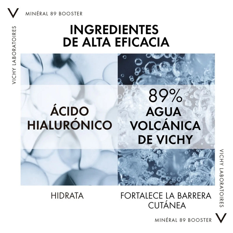 Vichy Fortalecedor Cutáneo Mineral 89 con Ácido Hialurónico Vichy Fortalecedor Cutáneo Mineral 89 con Ácido Hialurónico