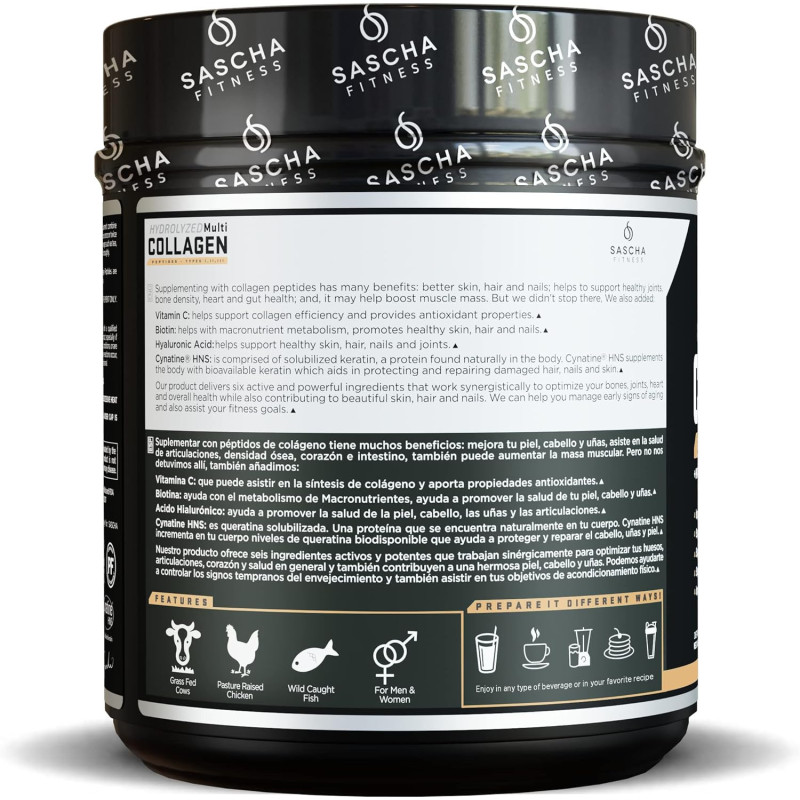 Colágeno Hidrolizado Sascha Fitness Polvo