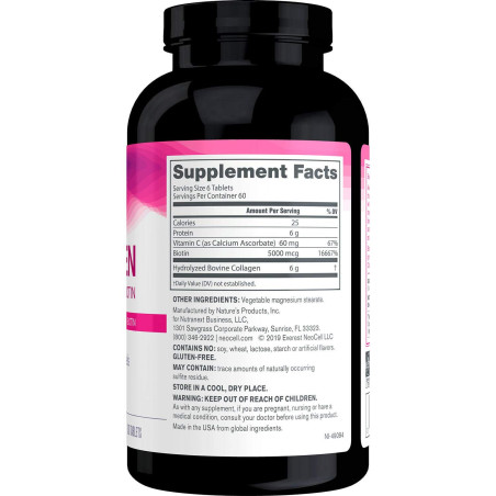 Super Colágeno + Vitamina C & Biotin NeoCell 6.000mg 360tab