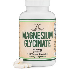 Glicinato de Magnesio Double Wood 400mg
