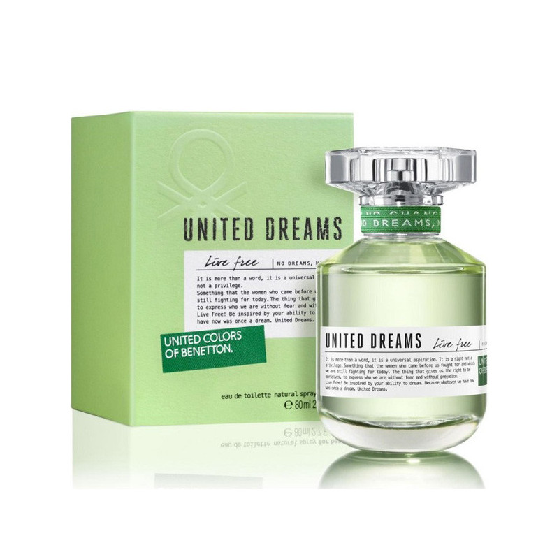 Benetton United Dreams Live Free Woman 80ml Benetton United Dreams Live Free Woman 80ml