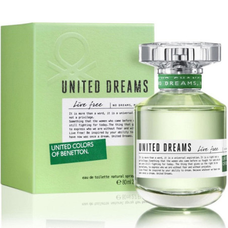 Benetton United Dreams Live Free Woman 80ml