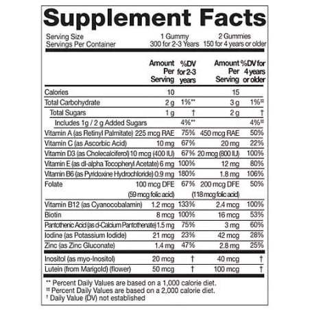 Multivitaminíco Childrens Members Mark 300 gomitas