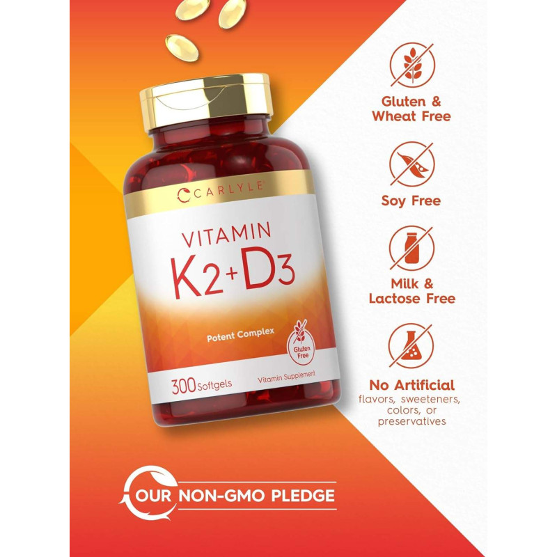 Vitamina D3+K2 Carlyle