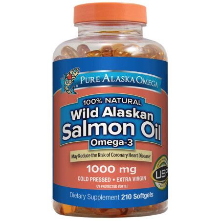 Omega 3 Pure Alaska Aceite de Salmón 1000mg