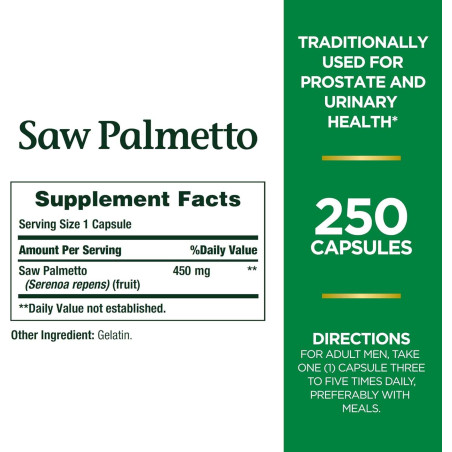Saw Palmetto 450 mg Nature´s Bounty