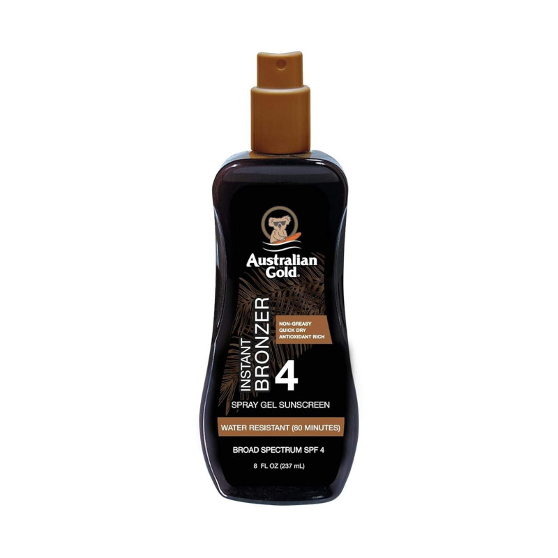 Australian Gold Protector solar de gel en + bronceador instantáneo SPF 4 Australian Gold Protector solar de gel en + bronceador instantáneo SPF 4