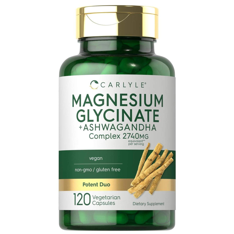 Glicinato de Magnesio con Ashwagandha Carlyle
