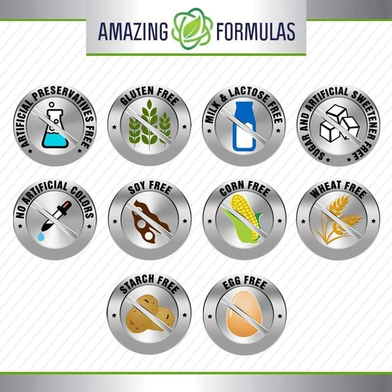 Acido Alfa Lipoíco Amazing Formulas 600mg 60cap Acido Alfa Lipoíco Amazing Formulas 600mg 60cap