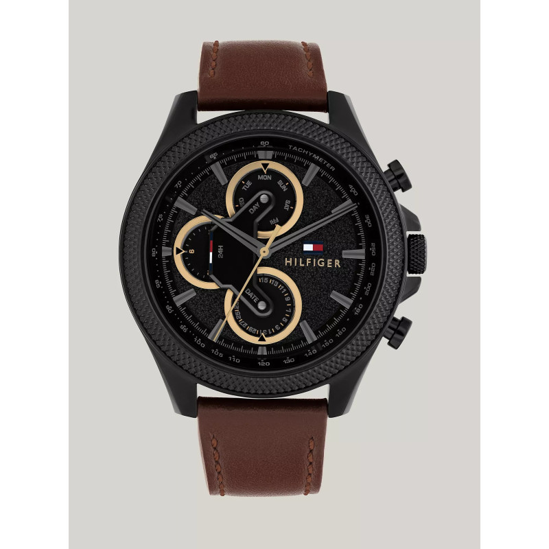 Tommy Hilfiger Reloj Deportivo en Cuero 46 mm