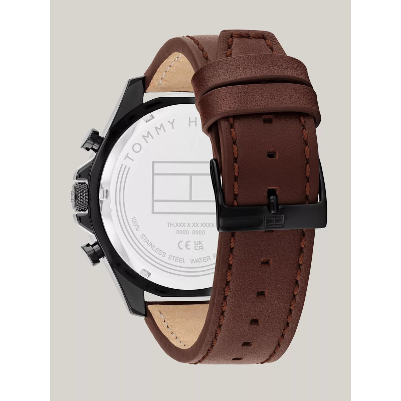 Tommy Hilfiger Reloj Deportivo en Cuero 46 mm