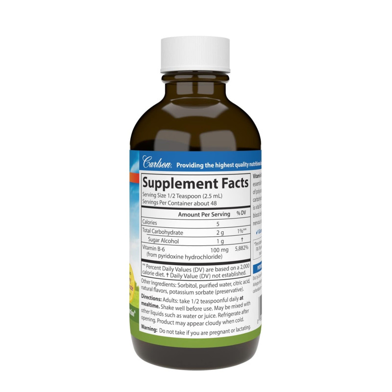Vitamina B-6 Carlson 100mg