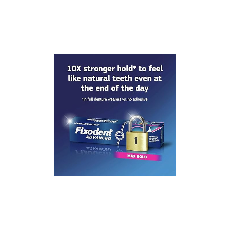 Fixodent Advanced Max Hold - Adhesiva Dental