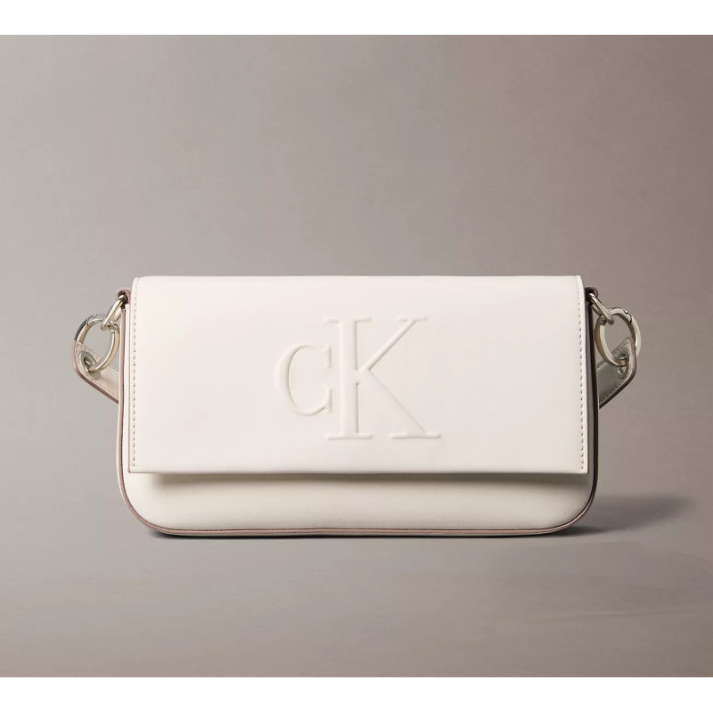 Calvin Klein Cartera Con Impresión Beige