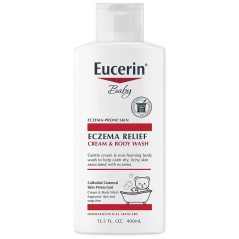 Eucerin Crema de Baño  Alivio del Eczema del bebé