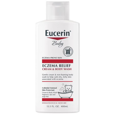 Eucerin Crema de Baño  Alivio del Eczema del bebé