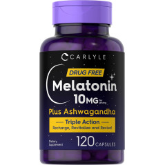 Melatonina 10mg + Ashwagandha Carlyle