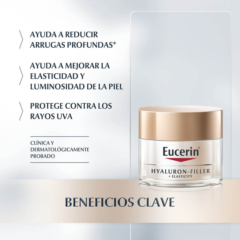 Eucerin Hyaluron-Filler + Elasticity Crema Facial de Dia Fps 15 Eucerin Hyaluron-Filler + Elasticity Crema Facial de Dia Fps 15