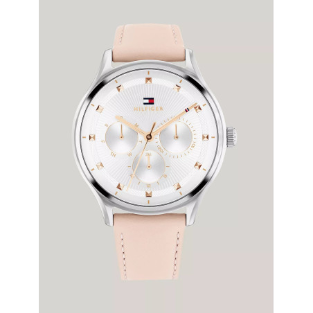 Tommy Hilfiger Reloj Dama 38mm correa cuero rosa