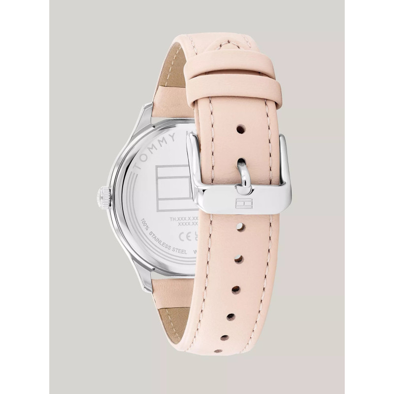 Tommy Hilfiger Reloj Dama 38mm correa cuero rosa Tommy Hilfiger Reloj Dama 38mm correa cuero rosa