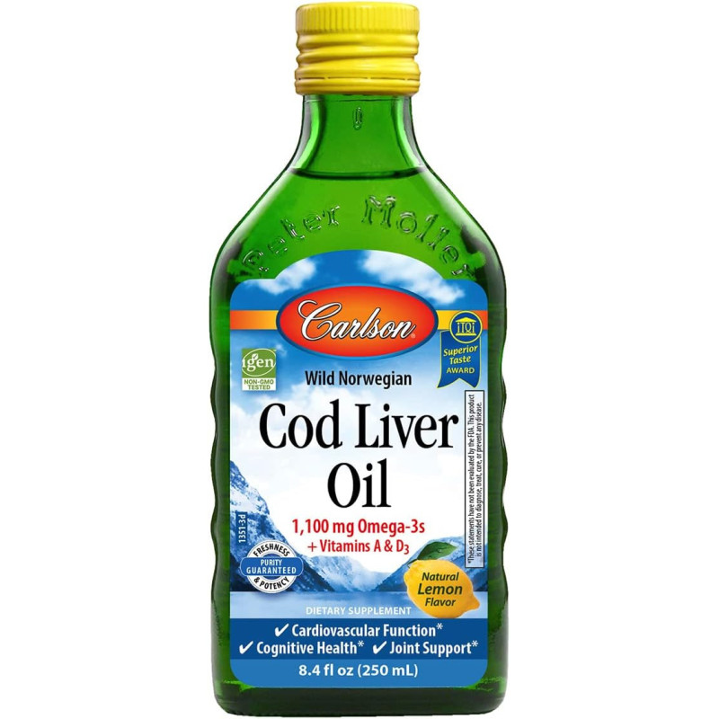 Omega 3 Cod Liver Carlson 250ml