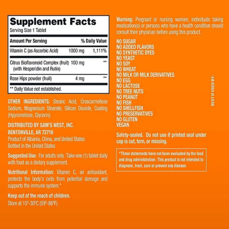 Vitamina C Member´s Mark 1000mg