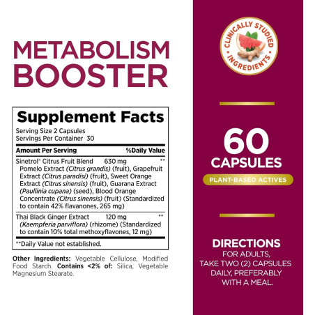 Metabolims Booster Nature's Bounty 60cap