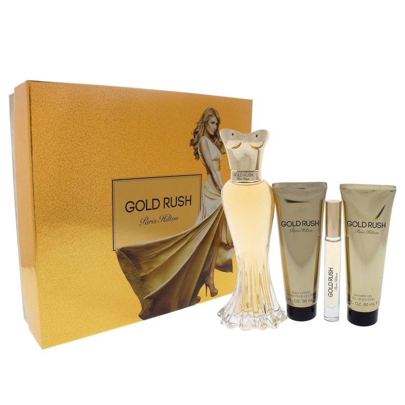 Paris Hilton Gold Rush Woman Set 4pzs Paris Hilton Gold Rush Woman Set 4pzs