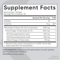 Omega 3 Sport Research 1.250mg