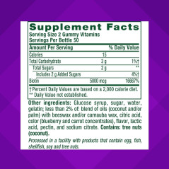 Biotin Vitafusion 5.000mcg