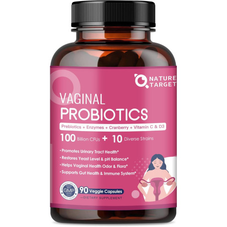 Probióticos Vaginales Nature Target 100 billones