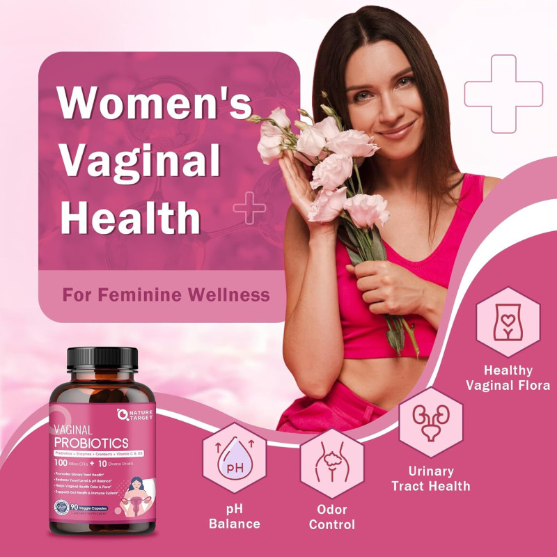 Probióticos Vaginales Nature Target 100 billones Probióticos Vaginales Nature Target 100 billones
