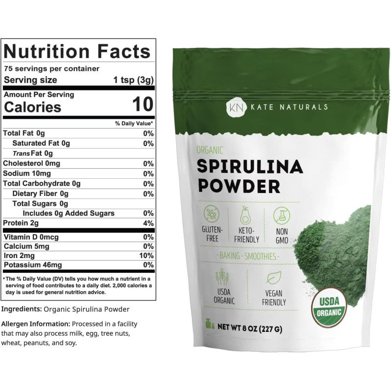 Espirulina Kate Naturals en Polvo Espirulina Kate Naturals en Polvo