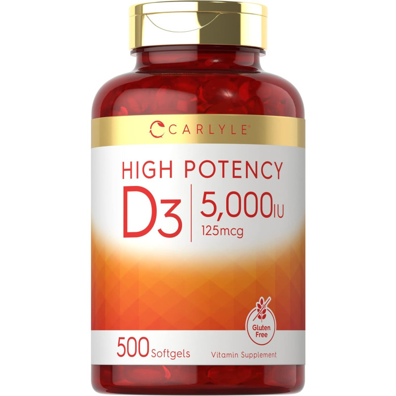 Vitamina D-3 Carlyle 5.000iu 500cap Vitamina D-3 Carlyle 5.000iu 500cap