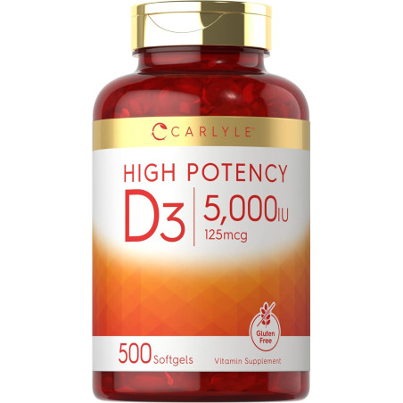 Vitamina D3 Carlyle 5.000mcg 500cap